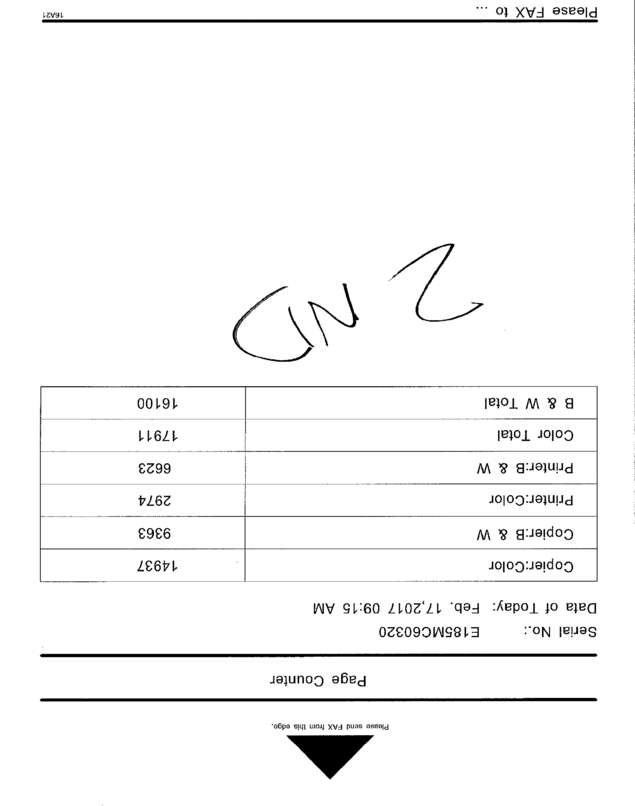 Fax page