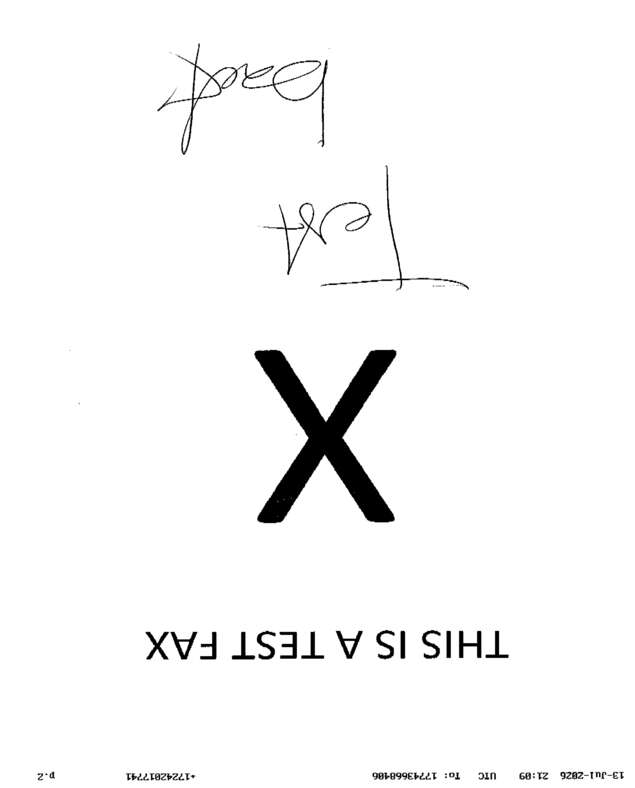 fax page