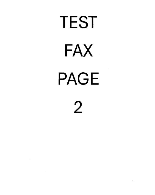 fax page
