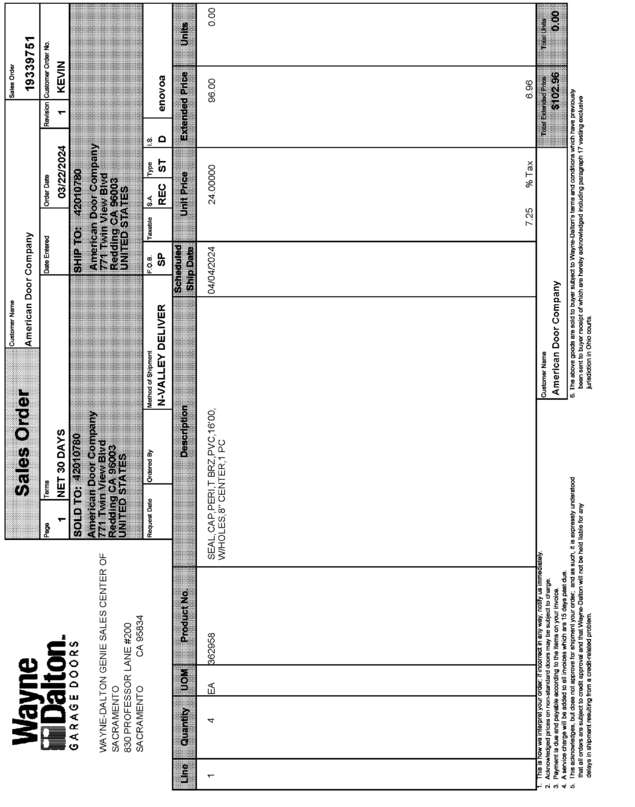 Fax page
