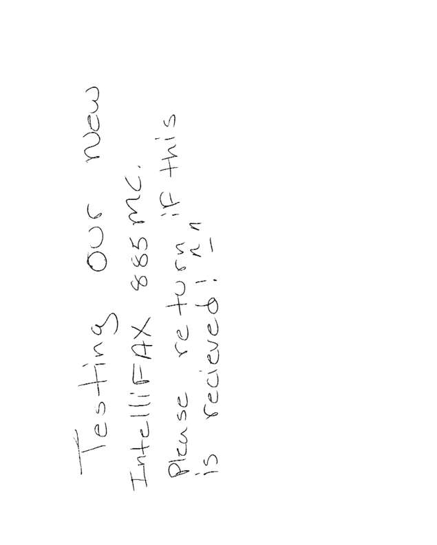 Fax page