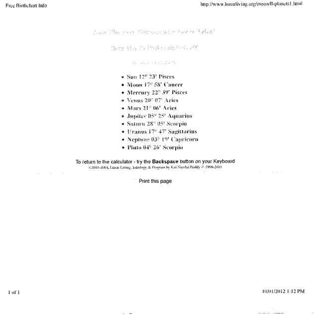 Fax page