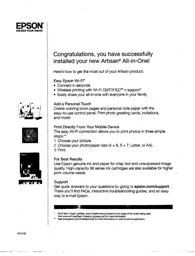 Fax page