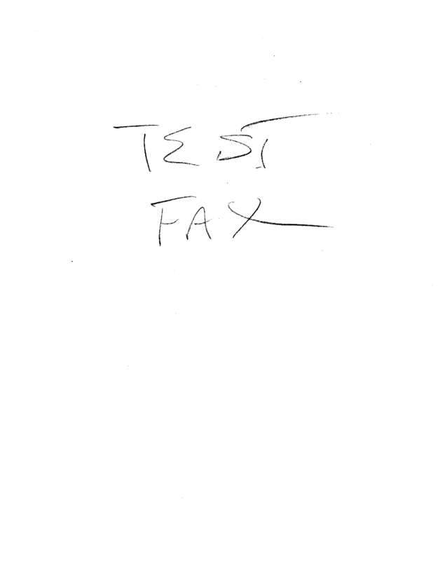 Fax page