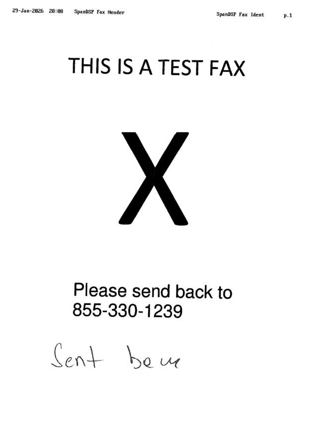 fax page