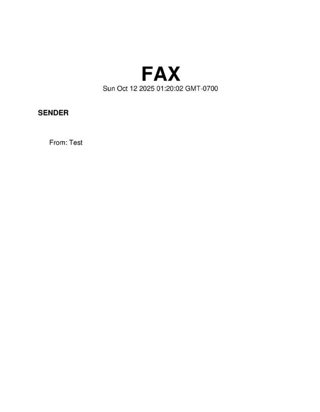 fax page