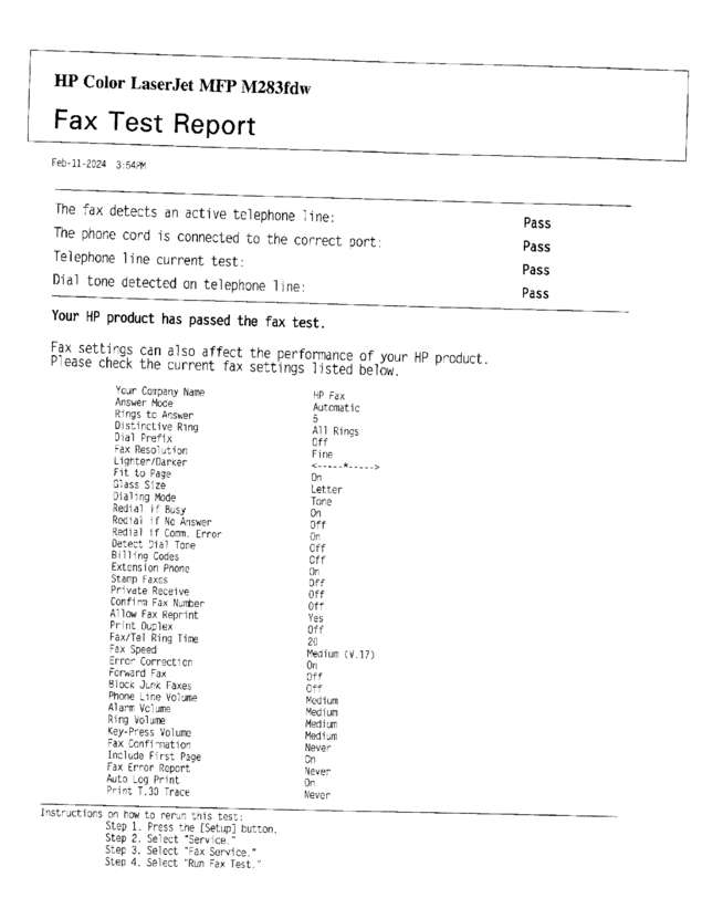 fax page