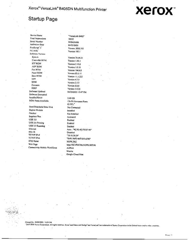 fax page