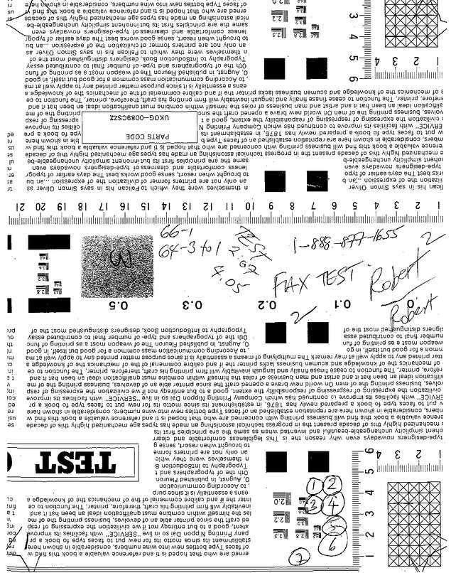 Fax page