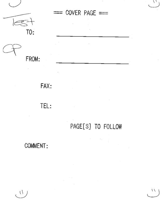 fax page