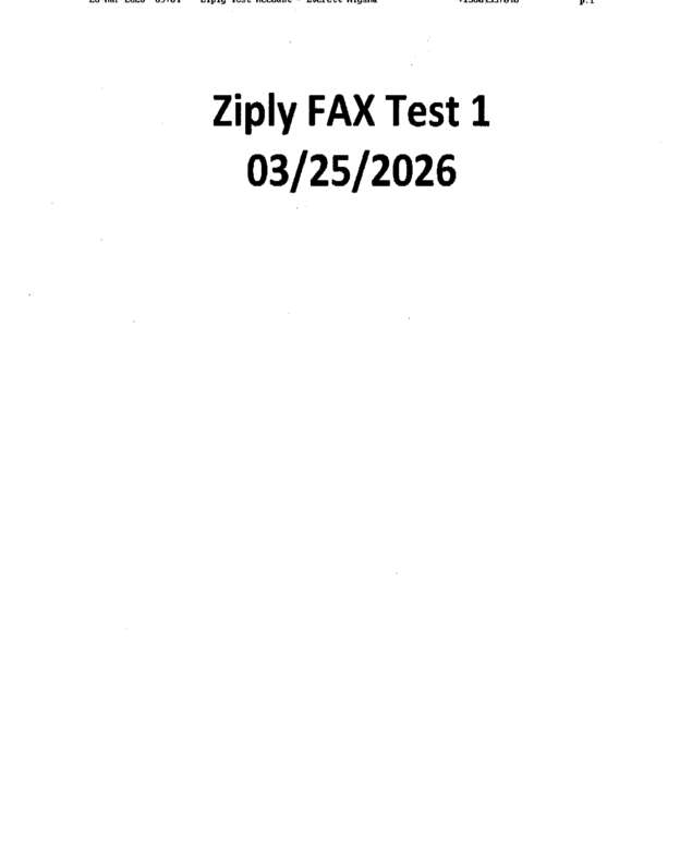 fax page