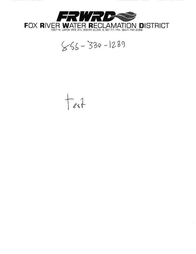 fax page