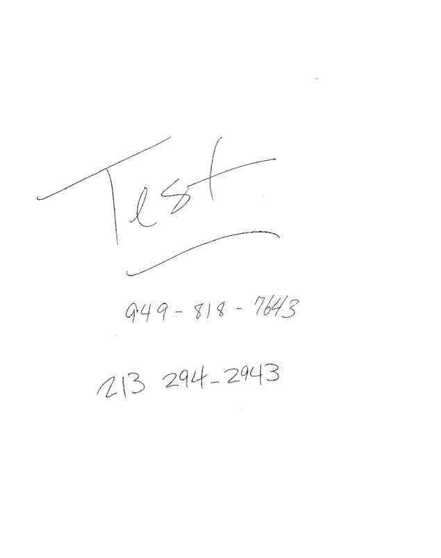 fax page