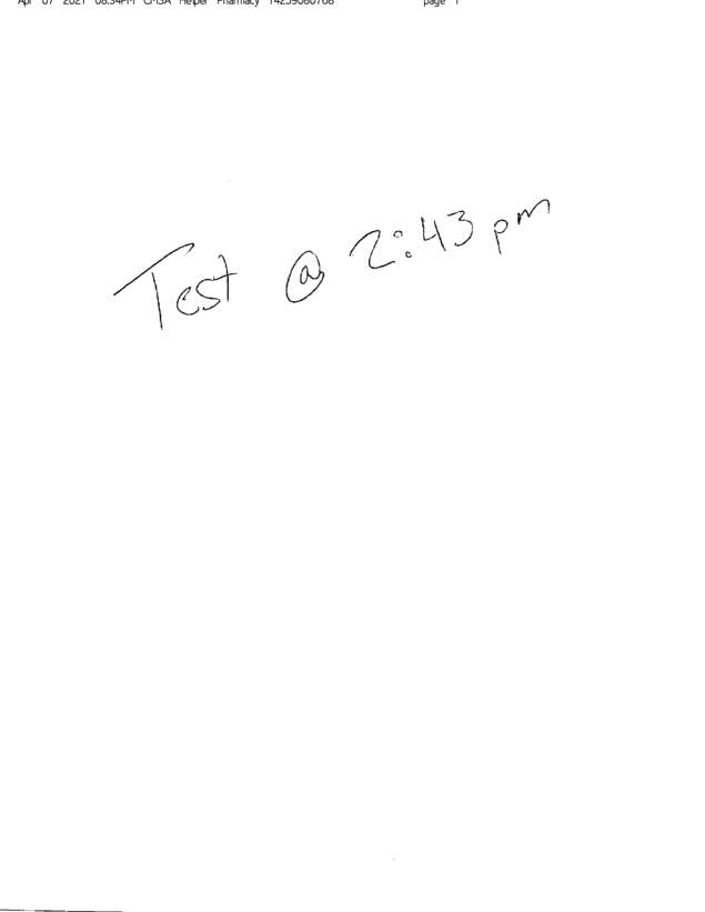 fax page