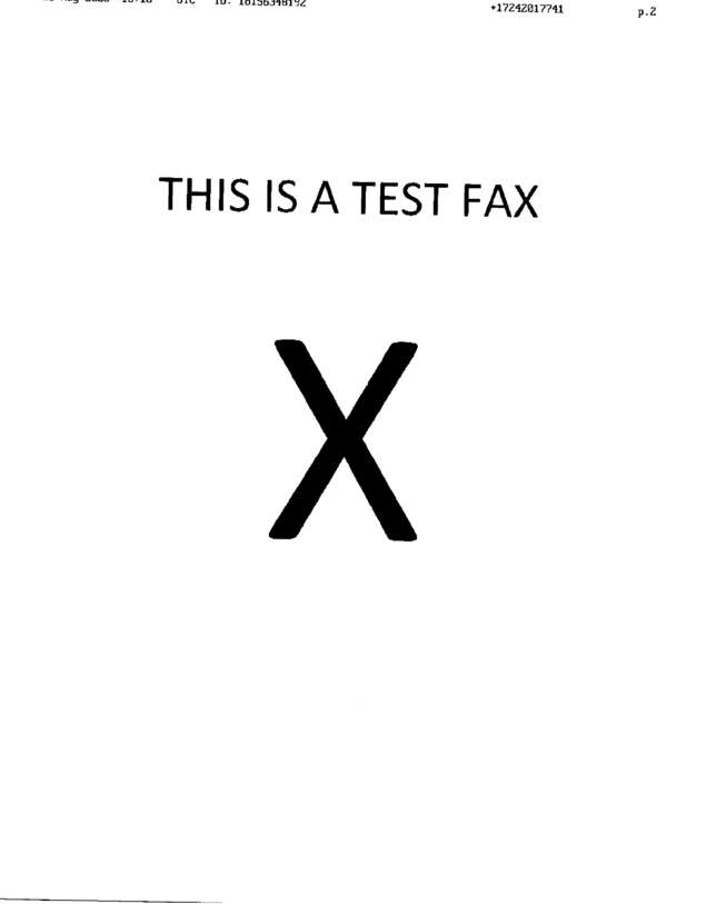 fax page