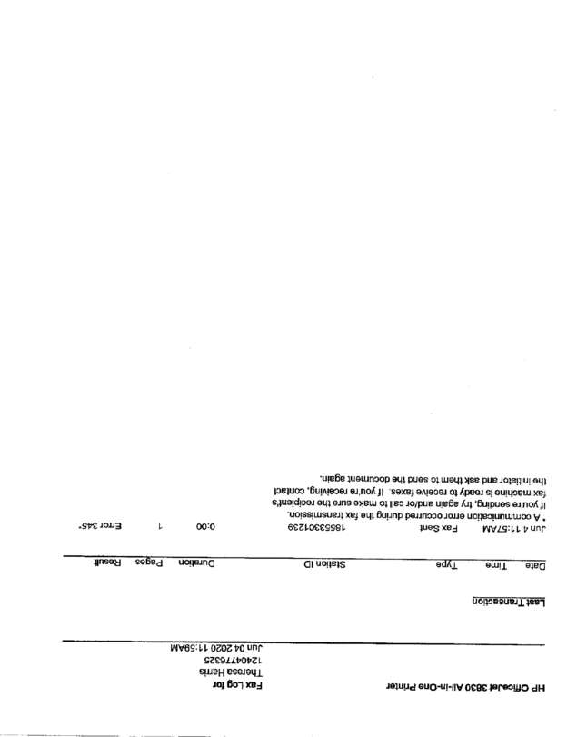 Fax page
