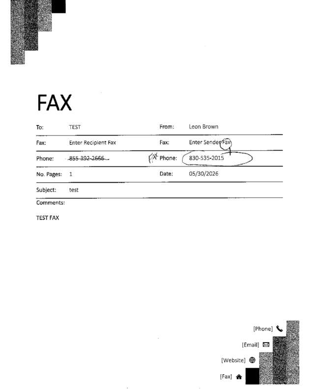 fax page