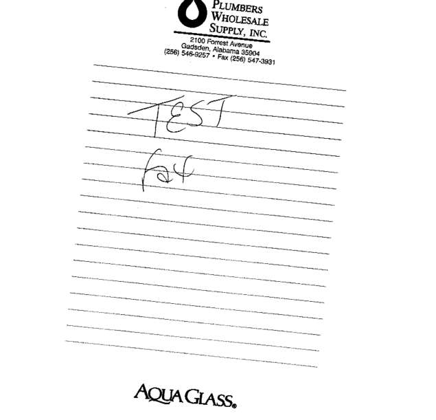 Fax page