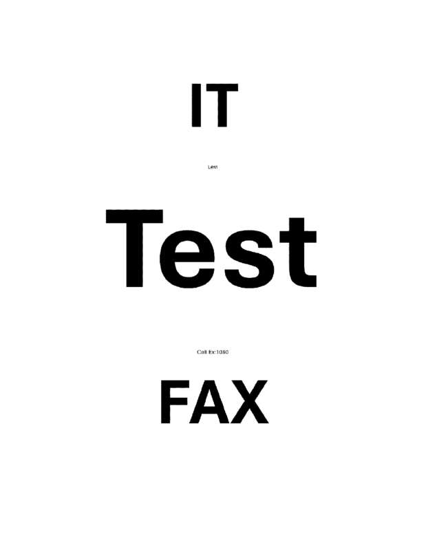 fax page