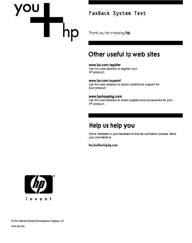 Fax page