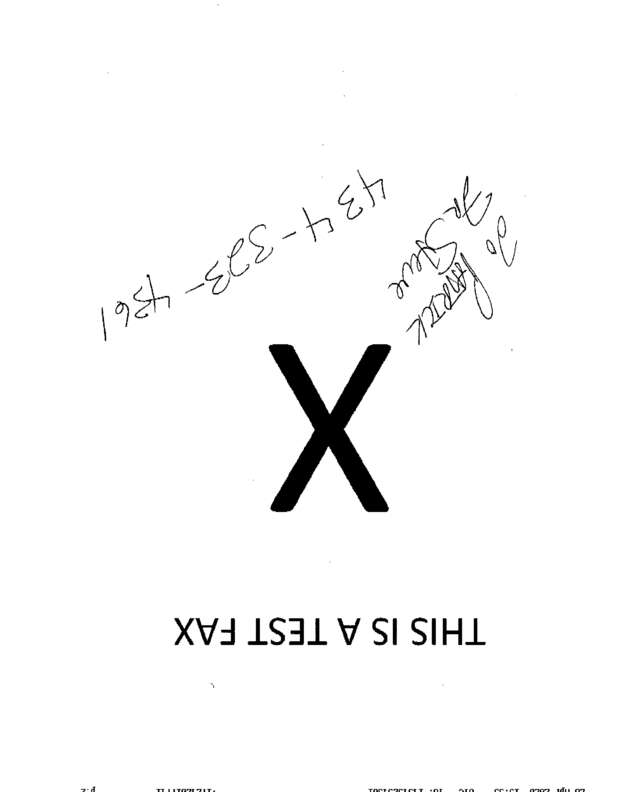 fax page