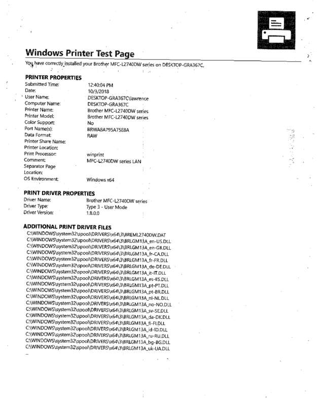 Fax page