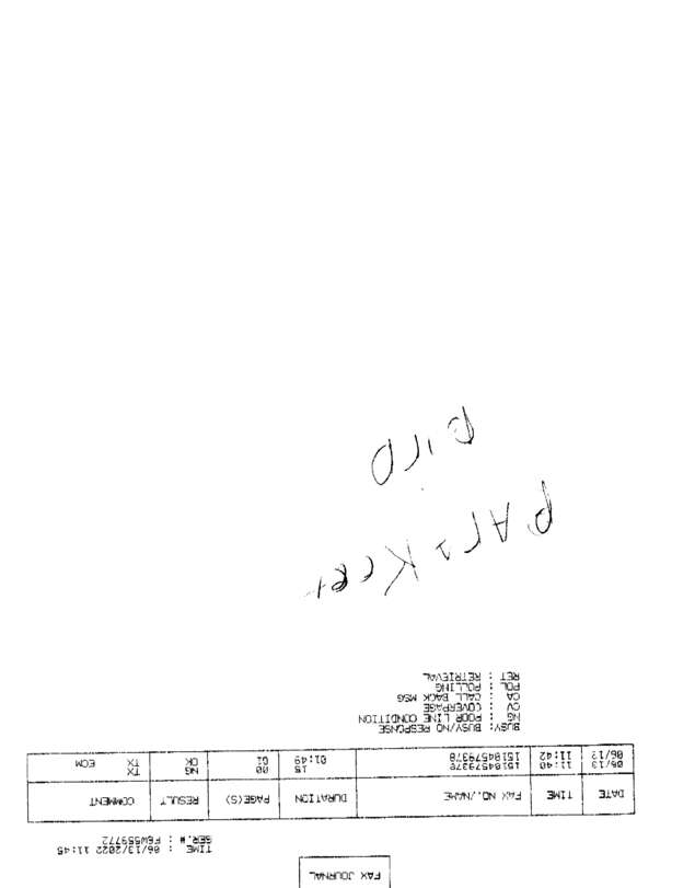 Fax page