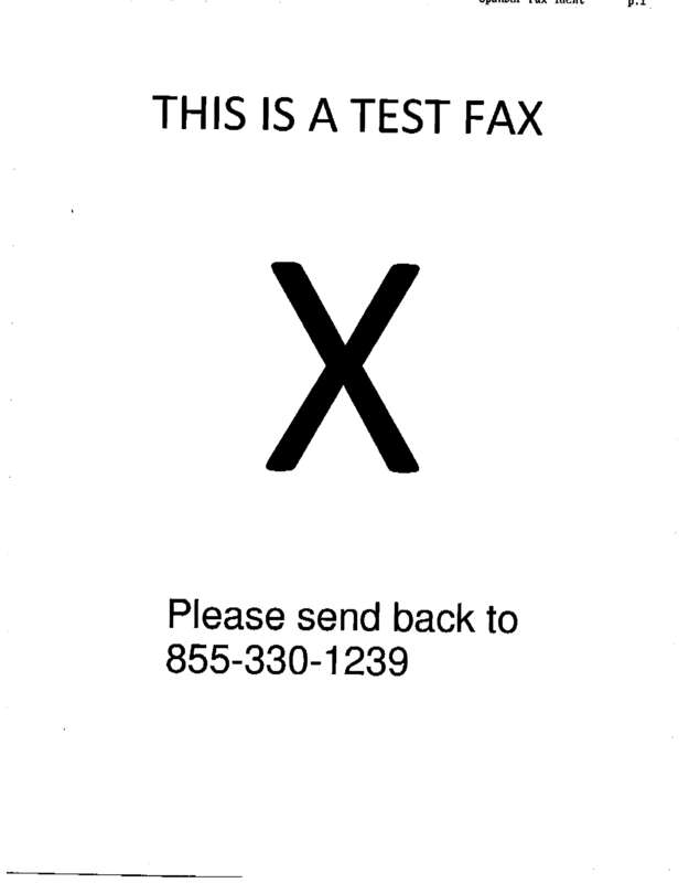 fax page