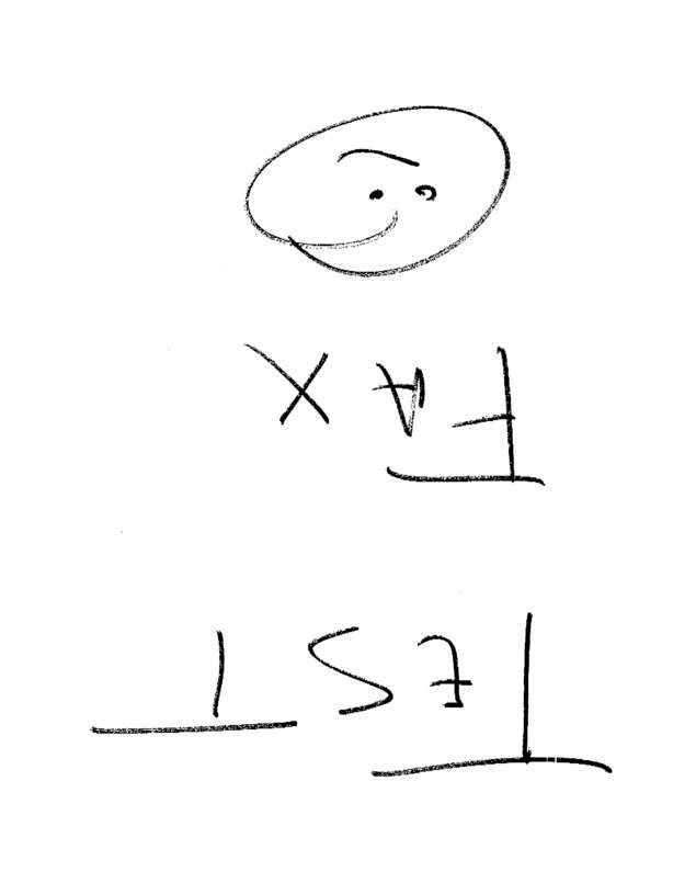 Fax page