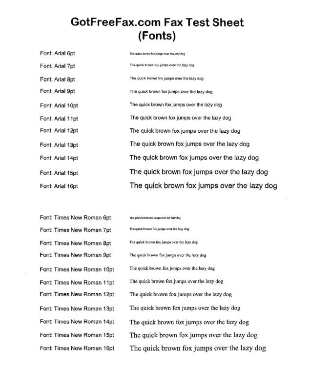 fax page