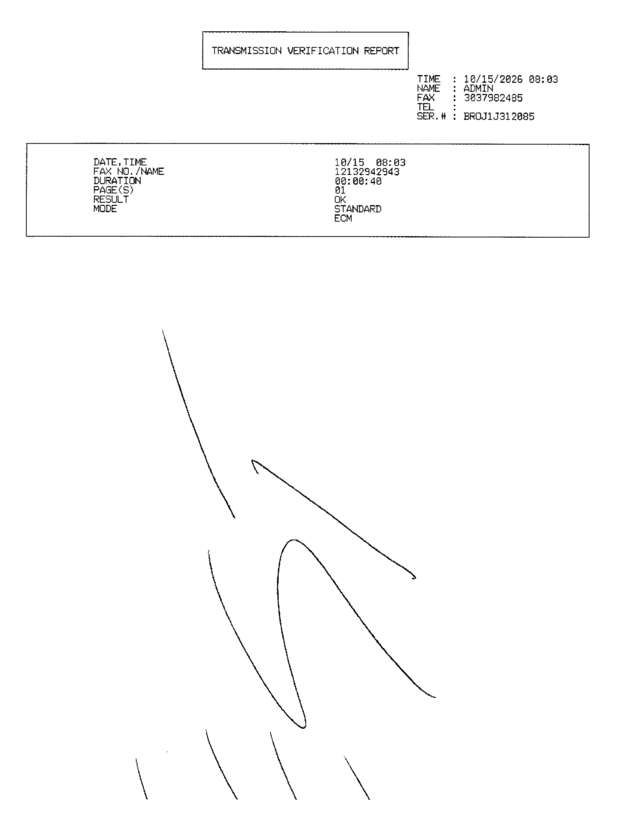 fax page
