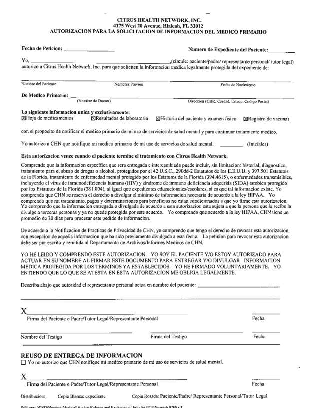 Fax page