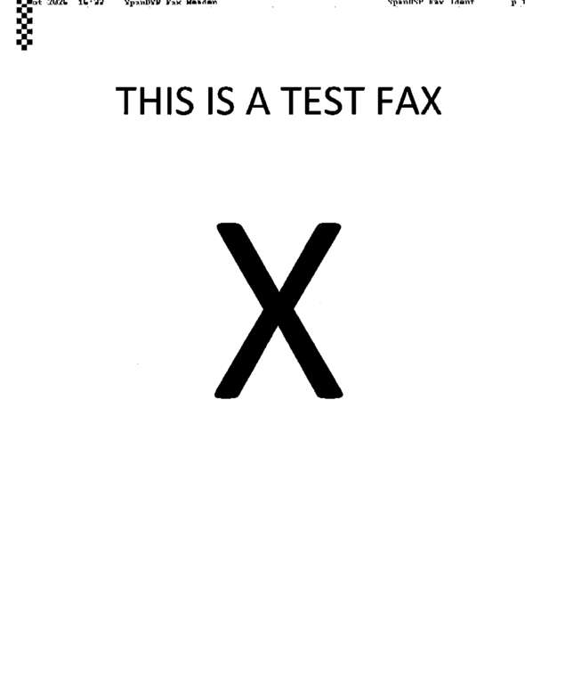 fax page