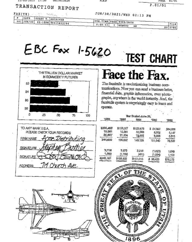 fax page