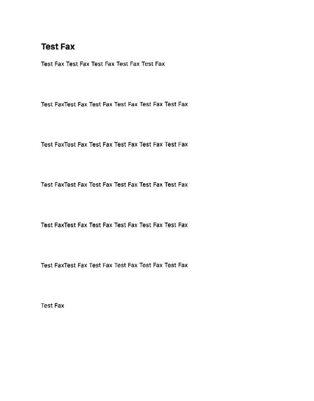 fax page