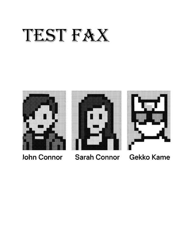 fax page