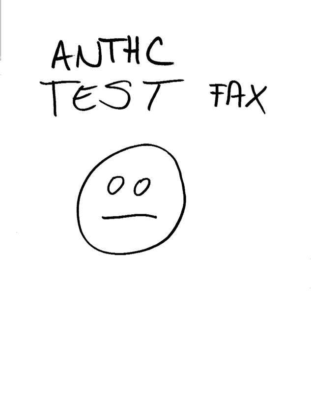 Fax page