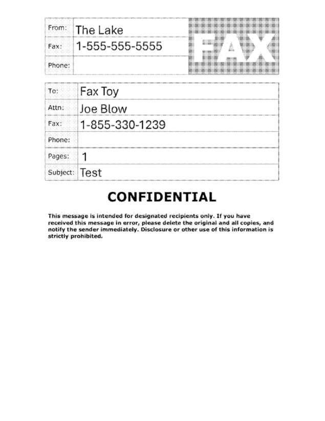 fax page