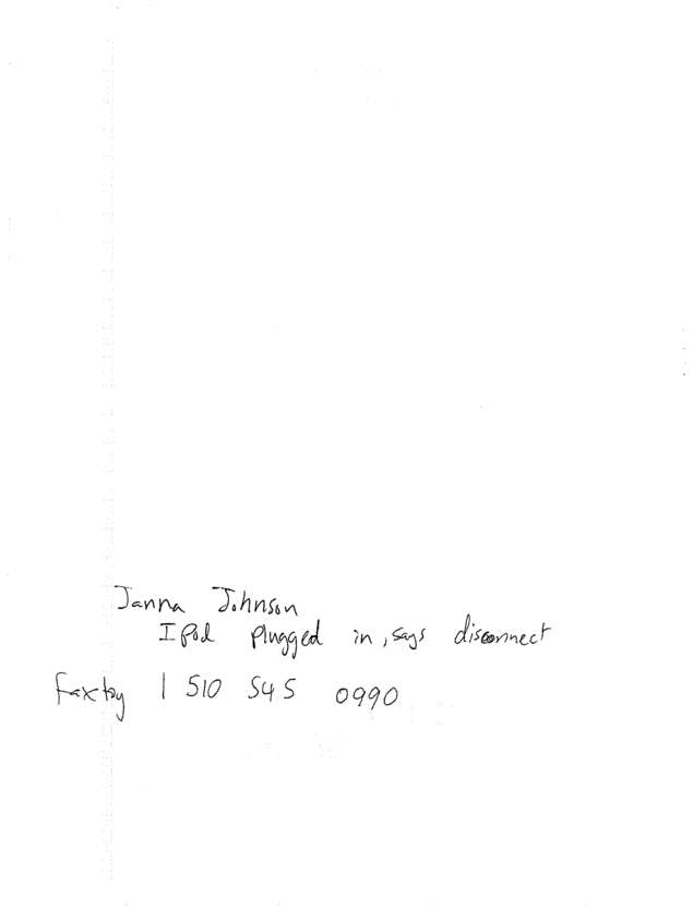 Fax page