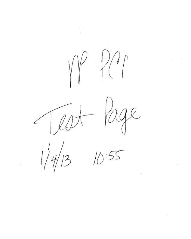 Fax page