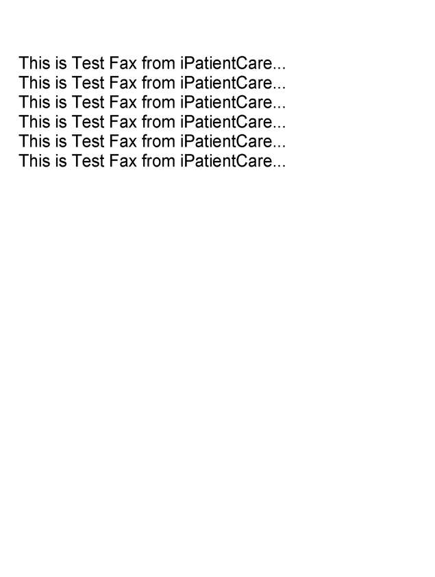 Fax page