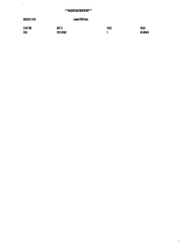 Fax page