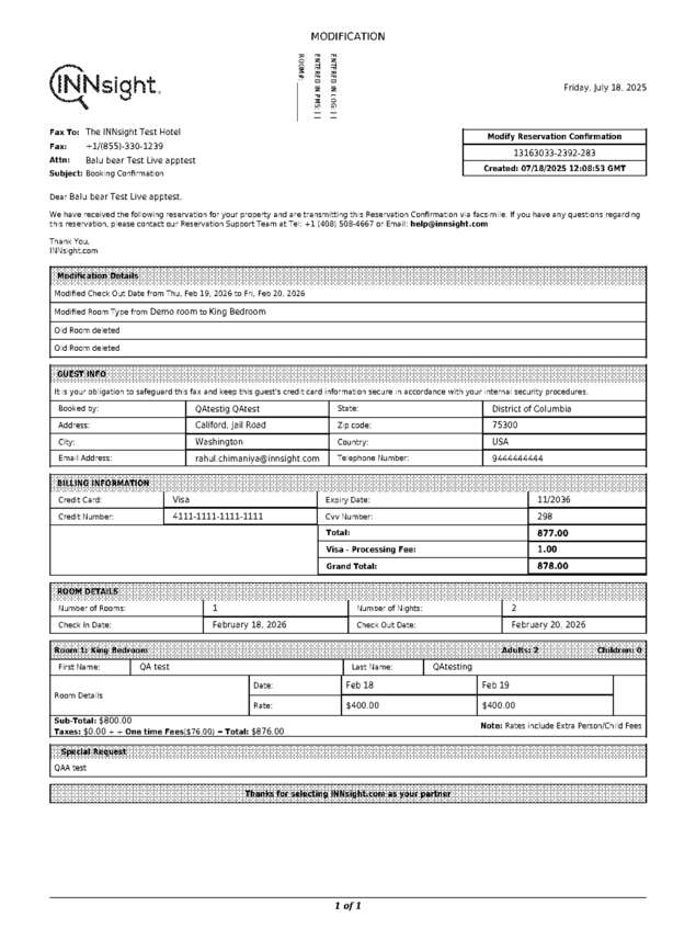 fax page