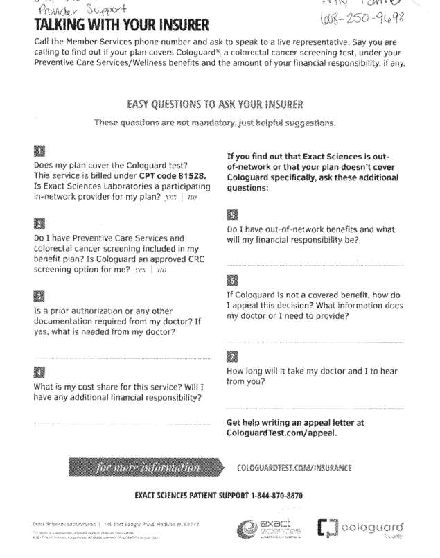 Fax page