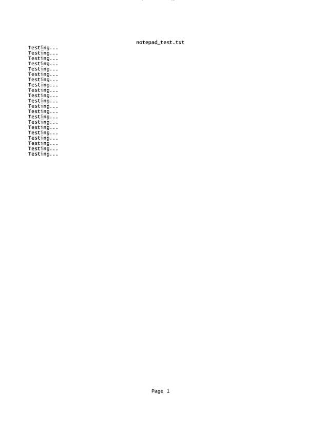 Fax page