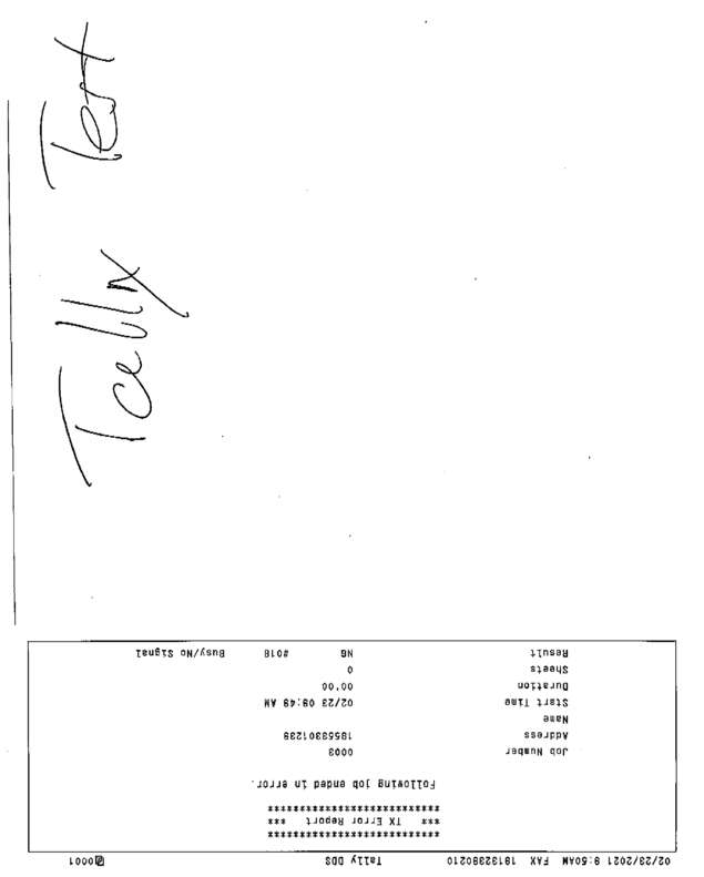 fax page
