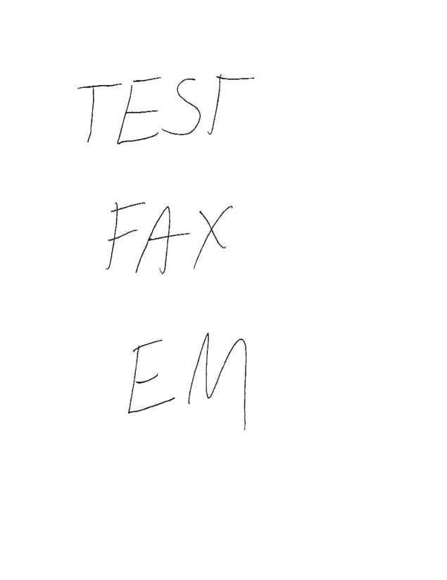 Fax page