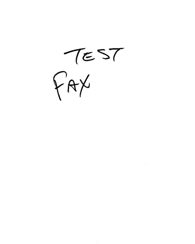 Fax page