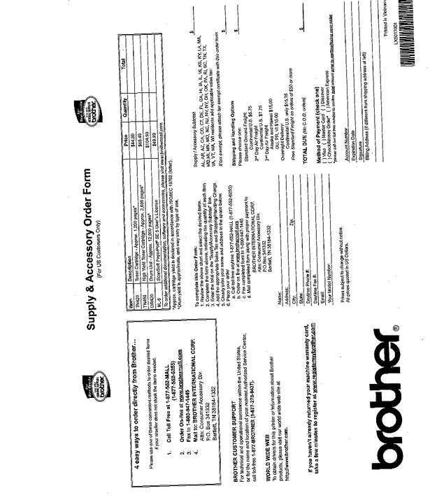 Fax page