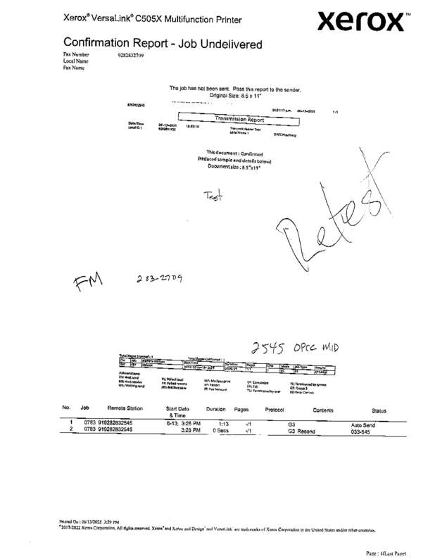 fax page
